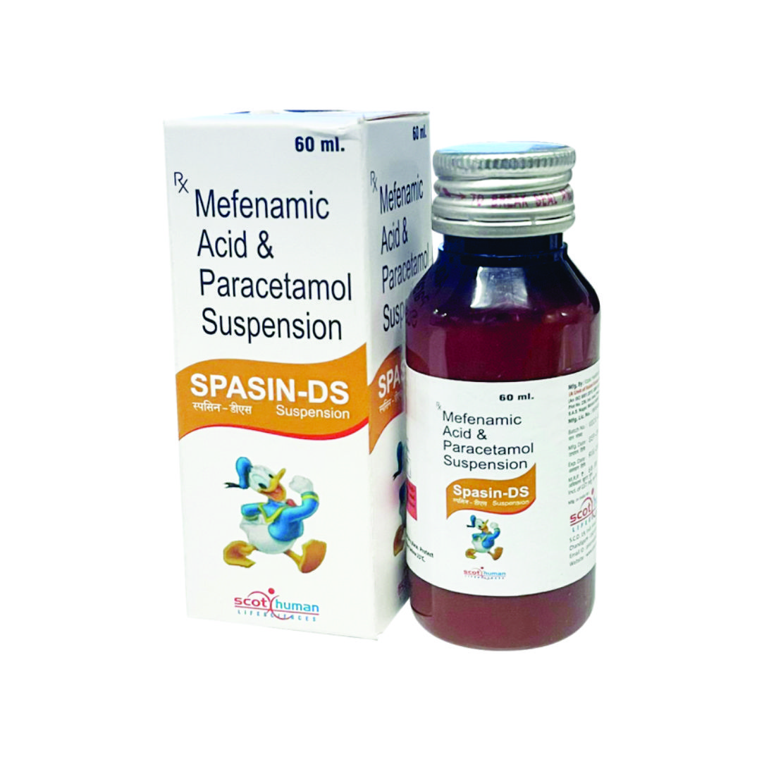 Paracetamol 250 MG & Mefenamic 100 MG / 5 ML (SPASIN -DS)